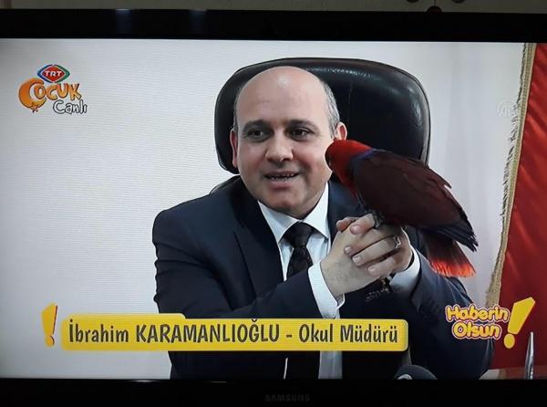 Okul Müdürümüz İbrahim Karamanlıoğlu'nun Vedası
